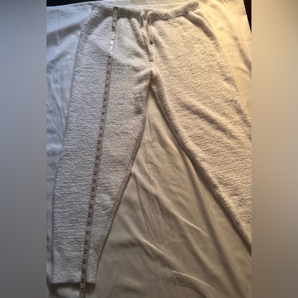 Cupcakes and Cashmere 2pc White Fleece Lounge Pajama Set Womens L Soft Cozy - Picture 9 of 11